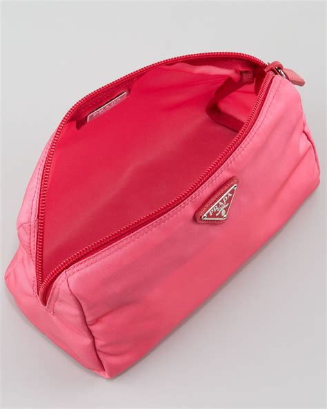 prada make up bag pink|prada makeup bag sale.